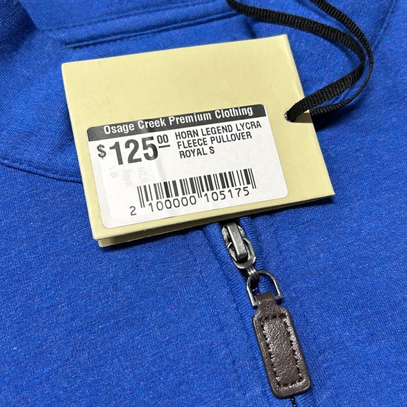 Horn Legend Lycra Fleece 1/4 Zip Pullover. S (NWT) - Picture 8 of 11